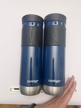 Pair of Contigo 20 oz Stainless Steel Tumblers